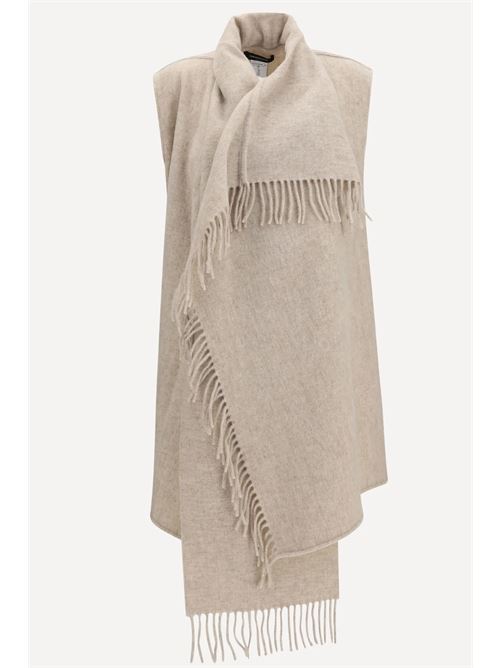 wool vest with scarf FABIANA FILIPPI | SAD216A908M5380164